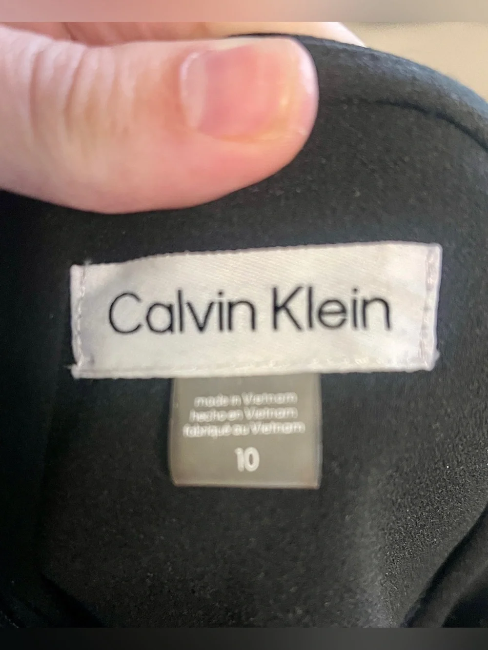 Calvin Klein Rhinestone Dress Size 10 - Picture 3 of 5